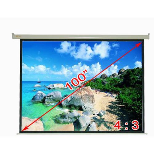 100'' 4:3 Toile de projection électrique avec télécommande - Simple Boutique