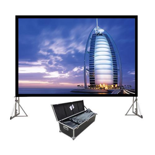 226'' 16:9 Toile de projection Fast-Fold avant-arrière & boitier - Simple Boutique