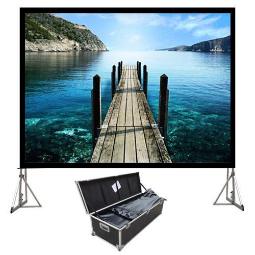 226'' 4:3 Toile de projection Fast-Fold avant-arrière & boitier - Simple Boutique