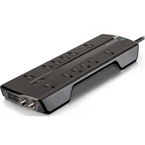 360 Electrica Producer Protecteur de Surtension à 12 Prises avec USB 2-3.4Amp