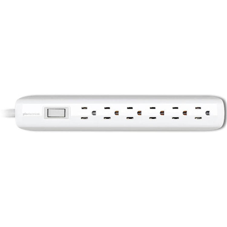 360 Electrica Villa Protecteur de Surtension à 6 Prises avec Cordon de 3' Blanc 360310 - Simple Boutique