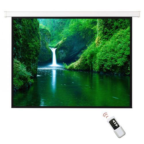 84'' 4:3 Toile de projection électrique avec télécommande - Simple Boutique