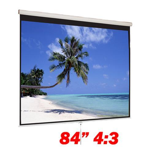 84'' 4:3 Toile de projection manuelle blanche - Simple Boutique