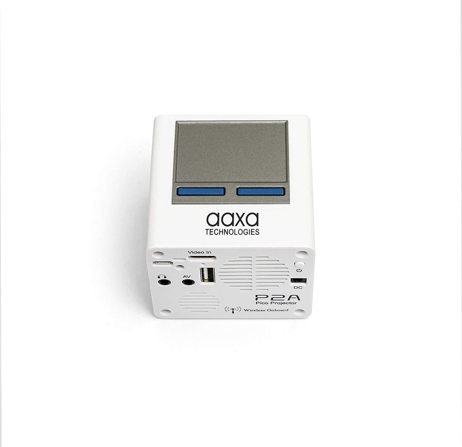 AAXA TECHNOLOGIES PROJECTEUR DLP P2-A - 16: 9 - 854 X 480 - AVANT - 480P - 30000 HEURES EN MODE NORMALFWVGA - 1000: 1 - 130 LUMENS - HDMI - USB - LAN SANS FIL - GARANTIE D'UN AN - Simple Boutique