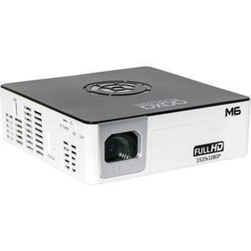 AAXA Technologies M6 Projecteur DLP - 16:9 - 1920 x 1080 - Avant - 1080p - 30000 Heures Mode Normal - Full HD - 2000:1 - 1200 Lumens - HDMI - USB - 1 an de garantie