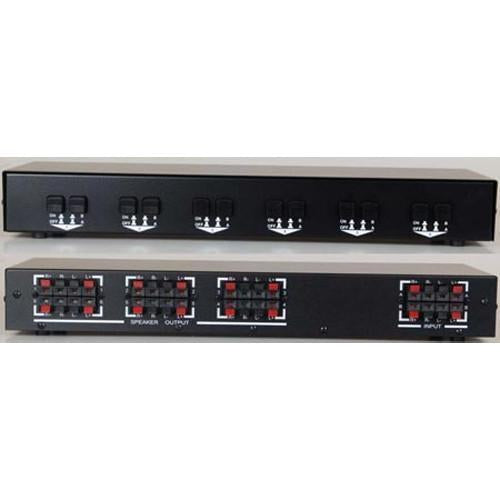AMX AR-49 Sélecteur Haut-Parleurs 6 Paires & Protection D'impédance 2 Sources A-B max 150w rms / canal - Simple Boutique