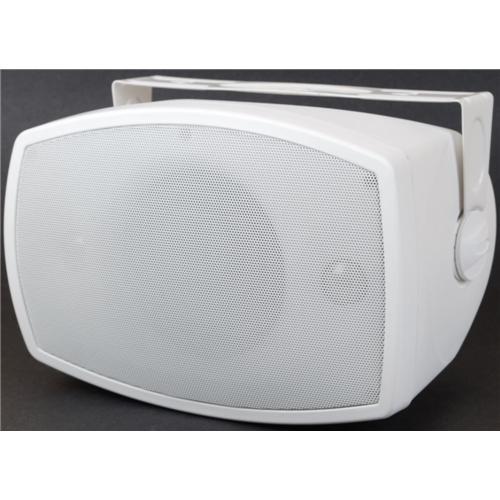 AMX AS-56 Haut-Parleur Intérieur-Extérieur 5.25" 150W Stéréo 8 Ohms Avec Support Mural Inclus Blanc - Simple Boutique