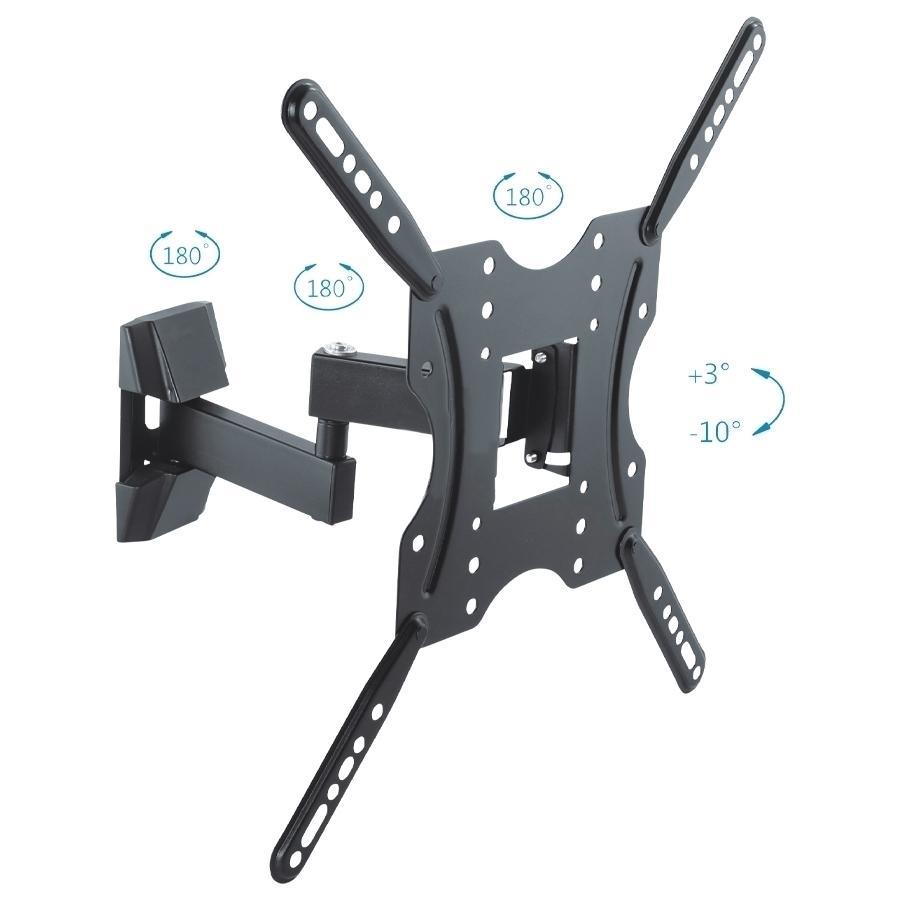 AMX BFP-23B Support Mural Universel Articulé 3 Pivots Pour TV LED, LCD, PLASMA pour Écrans 32'' À 55'' - Simple Boutique