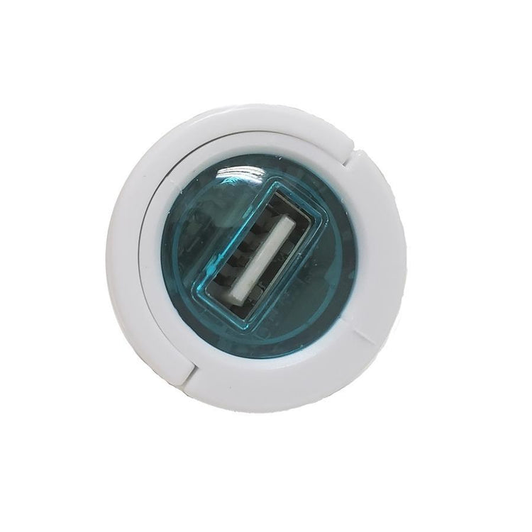 AMX IC-DU01 Chargeur USB Universel pour Voiture Blanc - Simple Boutique