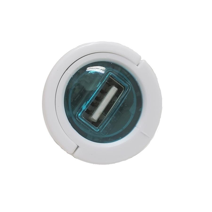 AMX IC-DU01 Chargeur USB Universel pour Voiture Blanc - Simple Boutique