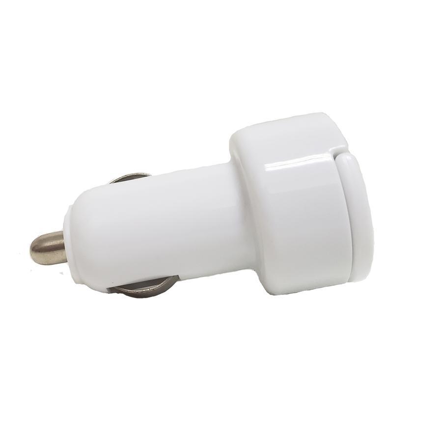AMX IC-DU01 Chargeur USB Universel pour Voiture Blanc - Simple Boutique