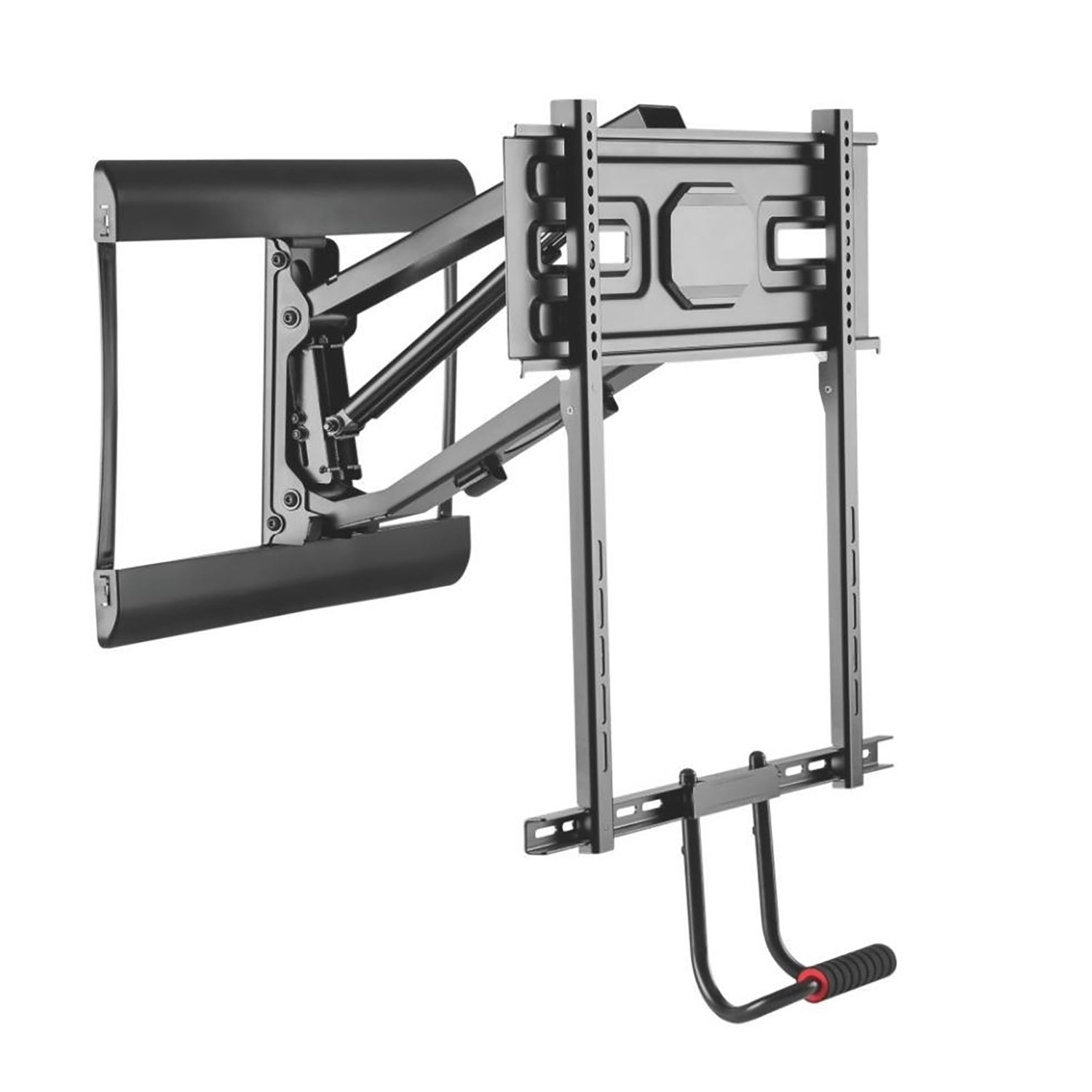 AMX - Support TV Mural avec Pivot et Inclinaison, Pour Téléviseur de 43" à 70", VESA 600x400, Noir - Simple Boutique