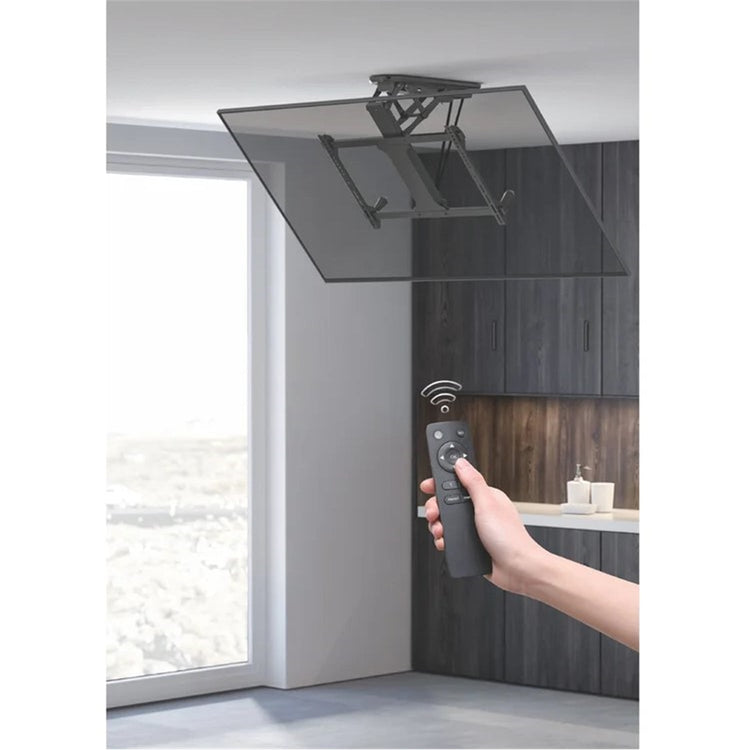 AMX - Support de Téléviseur pour Plafond Motorisé, Pour Écran de 32" à 70", avec Télécommande, Noir - Simple Boutique