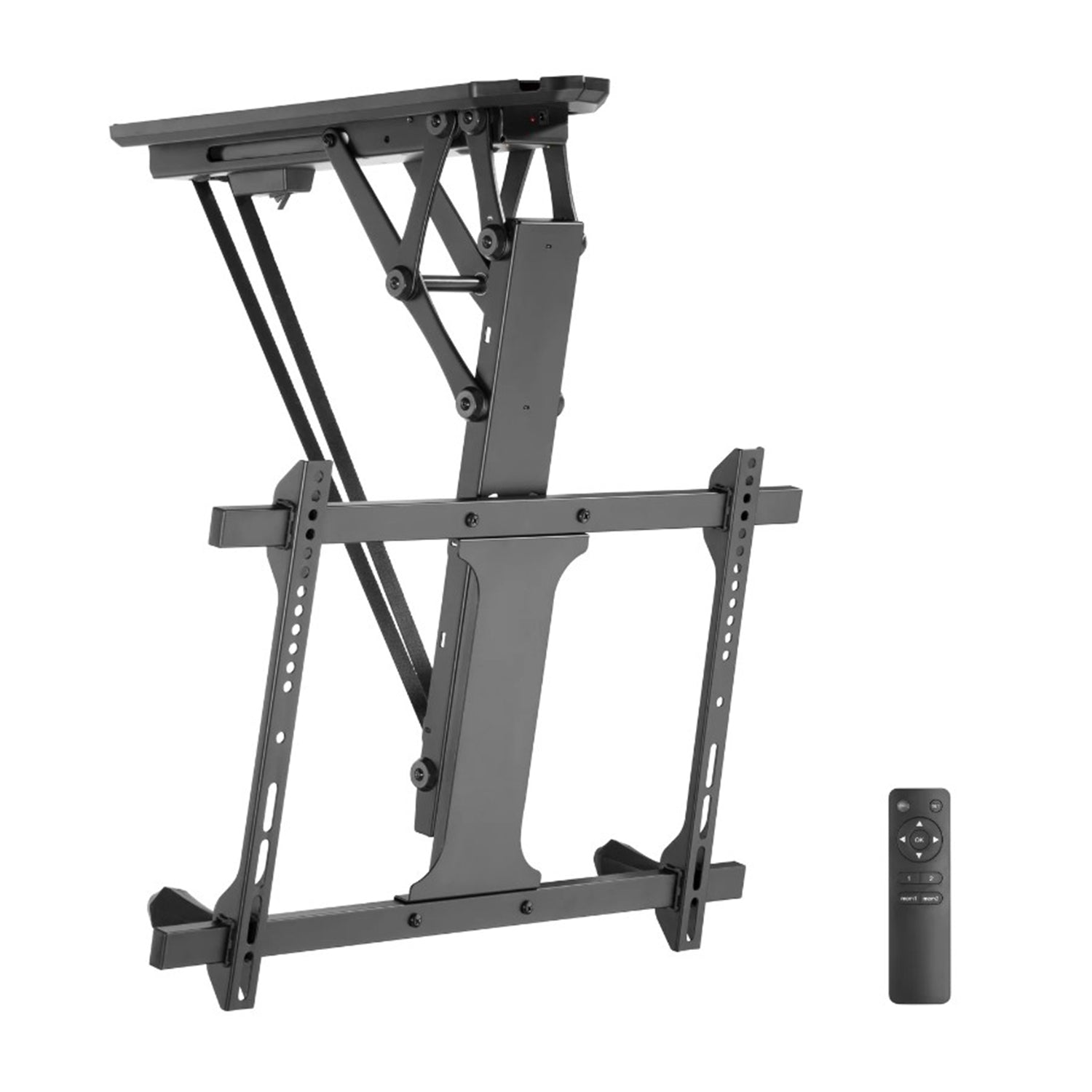 AMX - Support de Téléviseur pour Plafond Motorisé, Pour Écran de 32" à 70", avec Télécommande, Noir - Simple Boutique