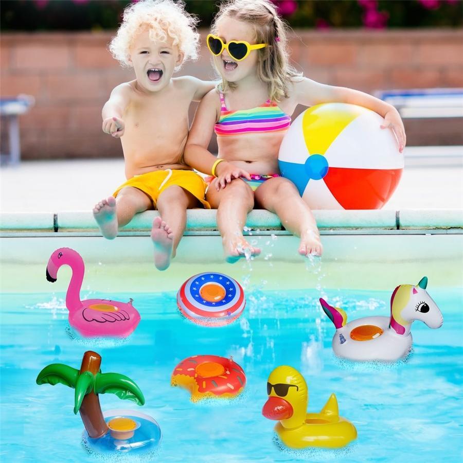 ANX Audio - Haut-Parleur Bluetooth Sans-Fil, Flottant pour Piscine ou Baignoire, Pompe à Air Incluse, Flamant Rose - Simple Boutique