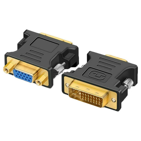 Adaptateur Dual Link DVI-I 24 + 5 DVI Mâle Vers VGA SVGA Femelle