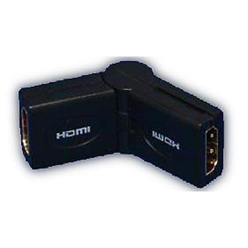 Adaptateur HDMI femele à HDMI femele angle variable 180deg 1080p