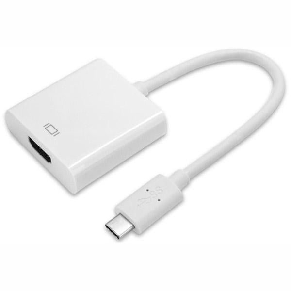 Adaptateur USB 3.1 Type-C  à HDMI Femelle Blanc