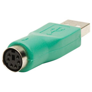 Adaptateur de Souris PS/2 Femelle à USB A mâle Vert - Simple Boutique