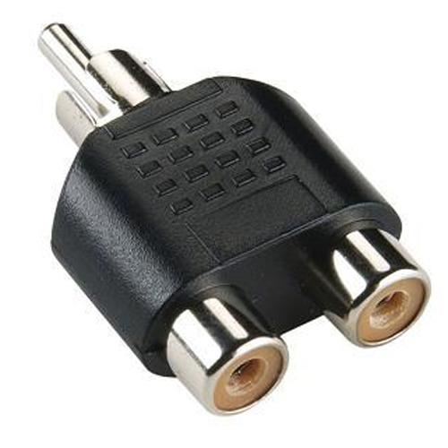 Adaptateur en "Y" pour câble audio RCA 1xM / 2xF - Simple Boutique