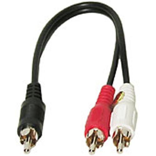 Adaptateur en "Y" pour câble audio RCA 1xM / 2xM - Simple Boutique