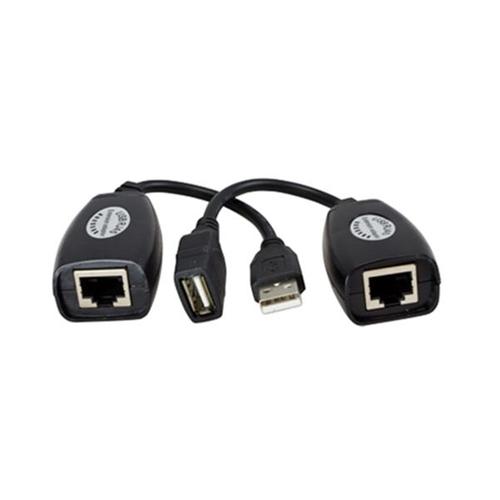 Adaptateurs Paire USB 2.0 Via 1X Câble Cat5e Ou Cat6 Ethernet Max 150Pi Ou 45M