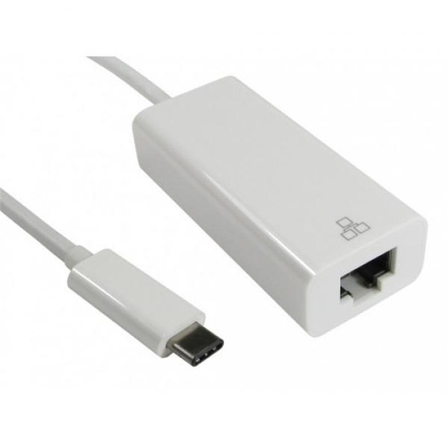 Adapteur USB 3.1 Type-C à Ethernet CAT5e, Blanc - Simple Boutique