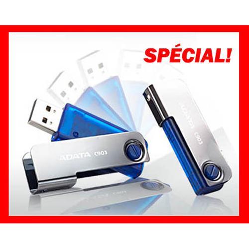 Adata Clé USB C903 8GB - 200x ultra-rapide - Bleu - Simple Boutique