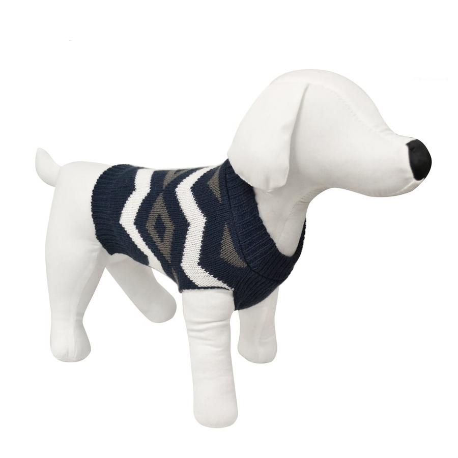 Animooos PCL295S Chandail en Laine pour Chien, Couleur Bleu, Grandeur Petit - Simple Boutique