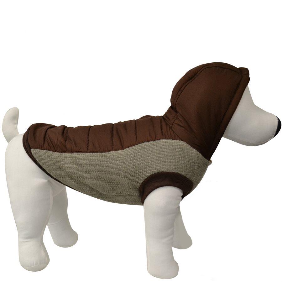 Animooos PCL815M Veste d'hiver Rembourrée pour Chien, Couleur Marron, Grandeur Medium - Simple Boutique