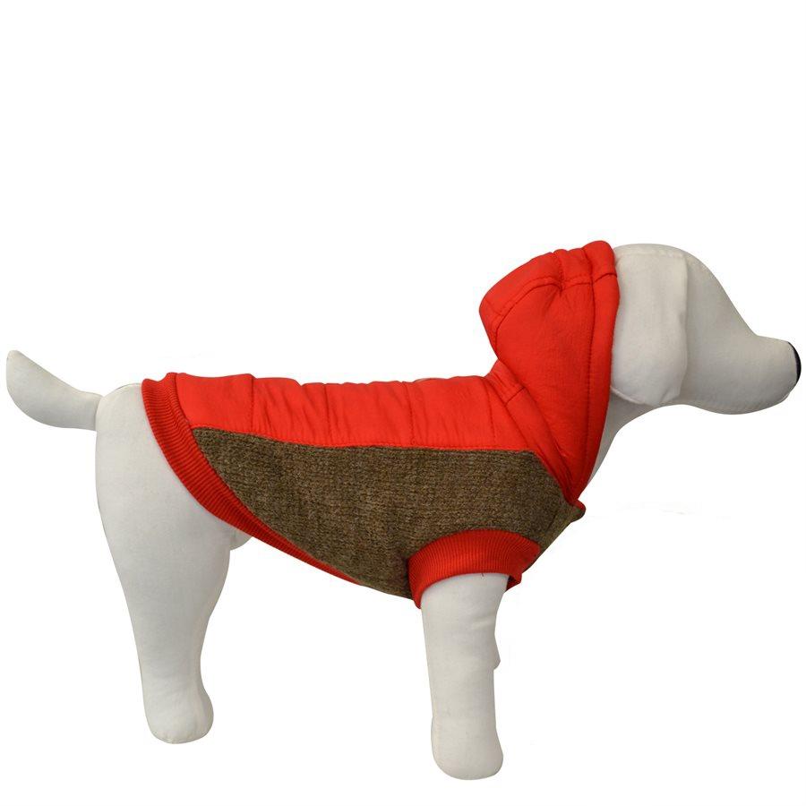 Animooos PCL815S Veste Hiver Rembourrée pour Chien, Couleur Rouge, Grandeur Petit - Simple Boutique