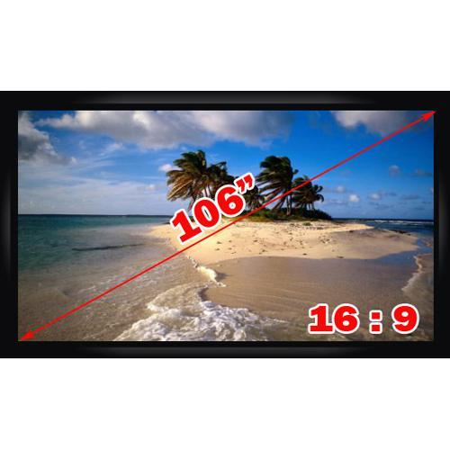 Antra 106" 16:9 Toile de projection à cadrage fixe - Blanc - Simple Boutique