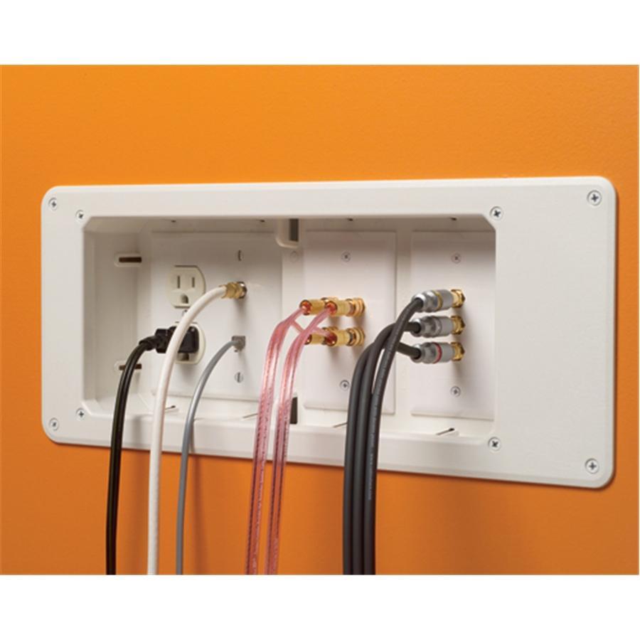 Arlington TVB613 Boite Murale Encastré pour Alimentation et Basse Tension - Simple Boutique