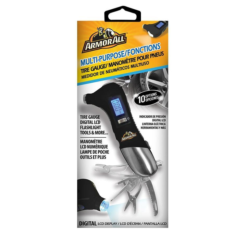 Armor All Manomètre Pour Pneu Multi-Fonctions 10 en 1 - Simple Boutique