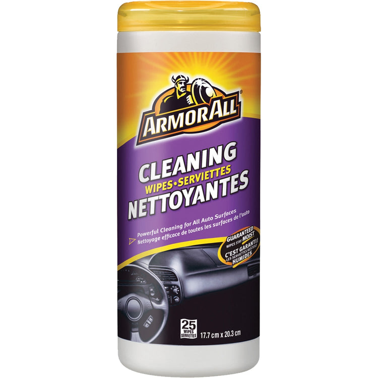 ArmorAll - Boite de 30 Lingettes Nettoyante Tout-Usage pour Voiture, Non-Pelucheux - Simple Boutique
