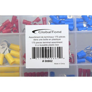 Assortiment de terminaux 175 pièces dans une boîte en plastique - Simple Boutique