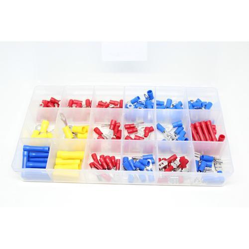 Assortiment de terminaux 175 pièces dans une boîte en plastique - Simple Boutique