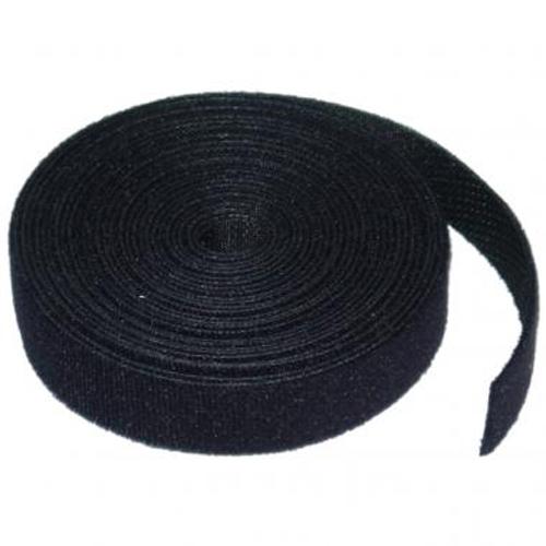 Attache-câbles de velcro nylon rouleau 3/4 po x15 pi noir - Simple Boutique