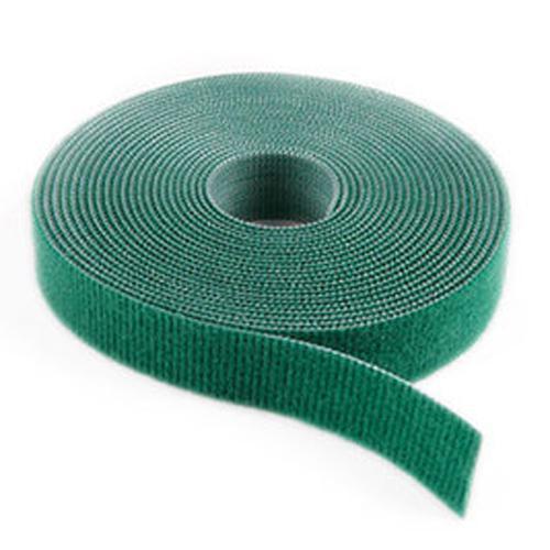 Attache-câbles de velcro nylon rouleau 3/4 po x15 pi vert - Simple Boutique