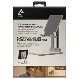 Autocel - Support Universel pour Téléphone ou Tablette Avec Surface Antidérapante, Blanc - Simple Boutique