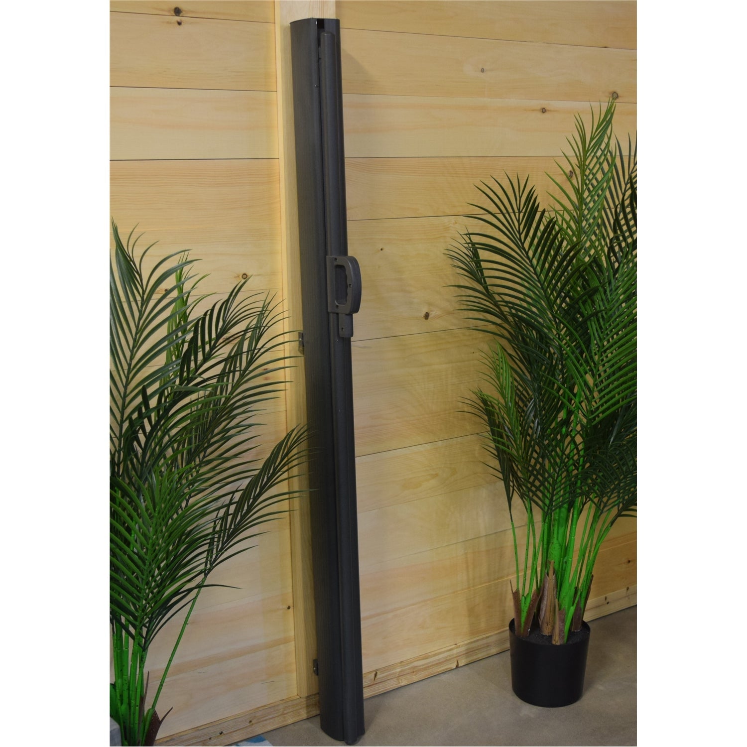 Auvent Latéral Rétractable pour l'extérieur, 55" x 118", Cadre en Aluminium - Simple Boutique