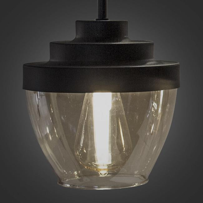 BAZZ P17224BK Luminaire suspendu quadruple 64 po 4 Ampoules - Liquidation Vente Finale - Simple Boutique