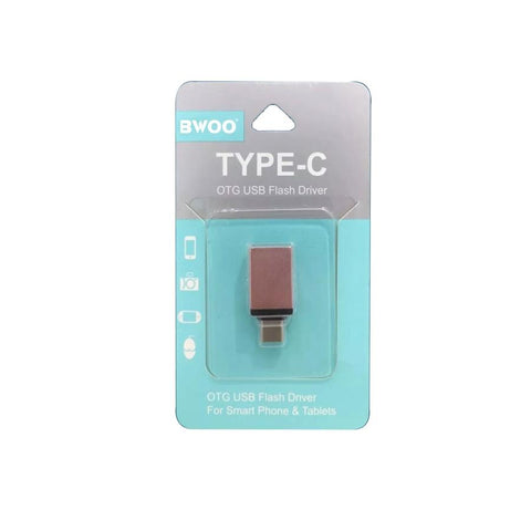 BWOO - Adapteur USB à Type-C, Rose