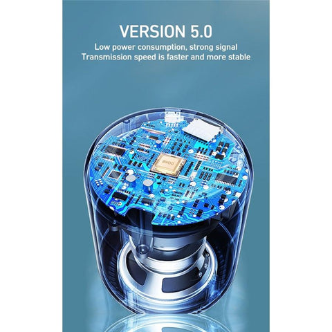 BWOO BS-50 Haut-Parleur Bluetooth 5.0, WAV, MP3, TF Card, USB, AUX Noir