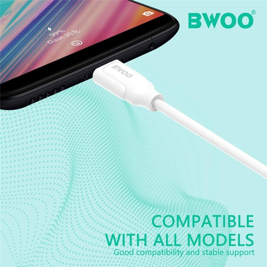 BWOO - Câble USB à USB Type-C, Longeur de 1 Mètre, Noir - Simple Boutique