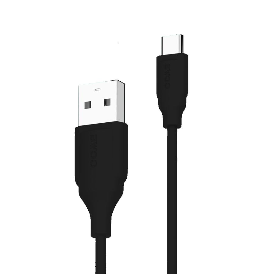 BWOO - Câble USB à USB Type-C, Longeur de 1 Mètre, Noir