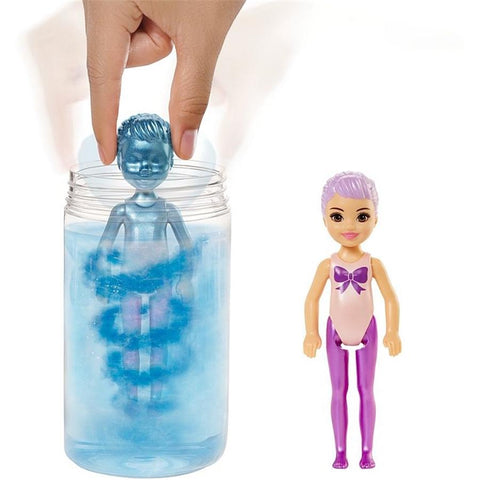Barbie Color Reveal -  Ensemble Poupée Chelsea Mystère, Comprend 6 Surprises