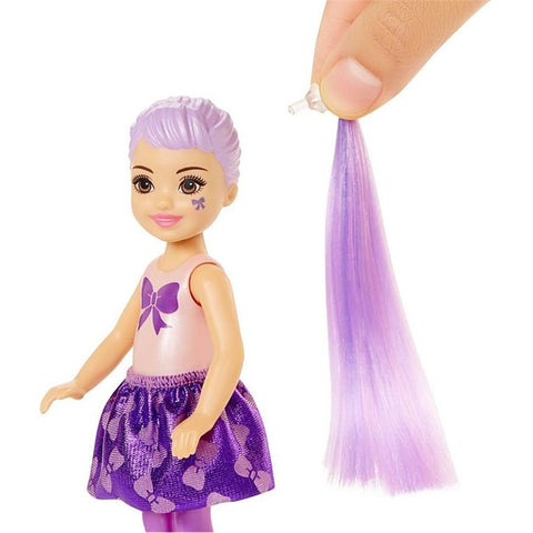Barbie Color Reveal -  Ensemble Poupée Chelsea Mystère, Comprend 6 Surprises