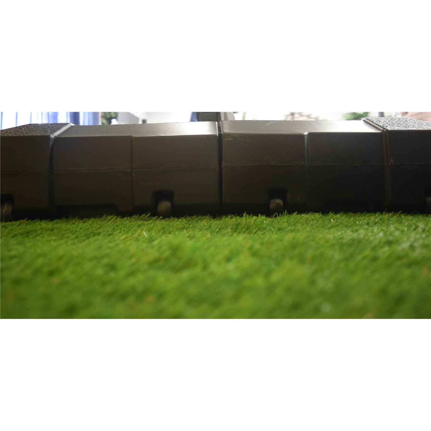 Base de Parasol en Plastique, 33" x 33" x 6.7", Noir - Simple Boutique