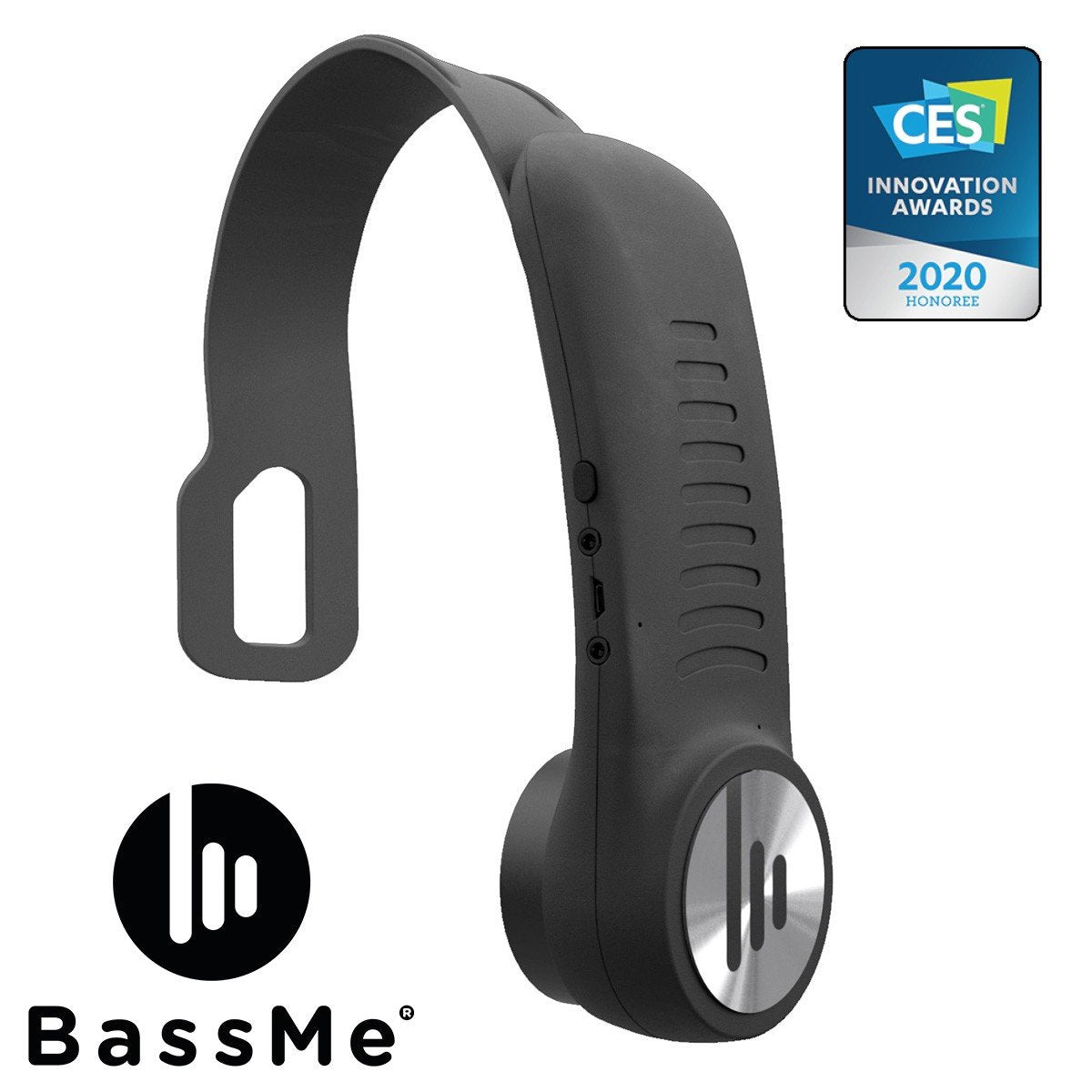 BassMe - Caisson de Basse Personnel pour Musique, Jeux Vidéo ou VR, Bluetooth, Noir - Simple Boutique